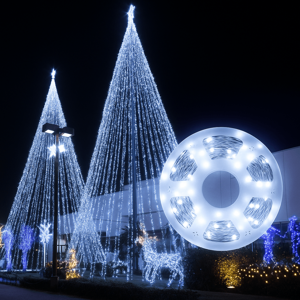 Božićne LED Lampice 50m (500 LED) – – Šarene – slika 20