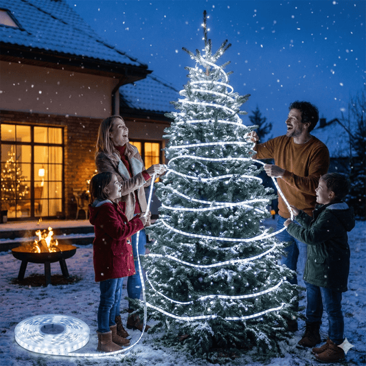 Božićne LED Lampice 50m (500 LED) – – Bijela – slika 2