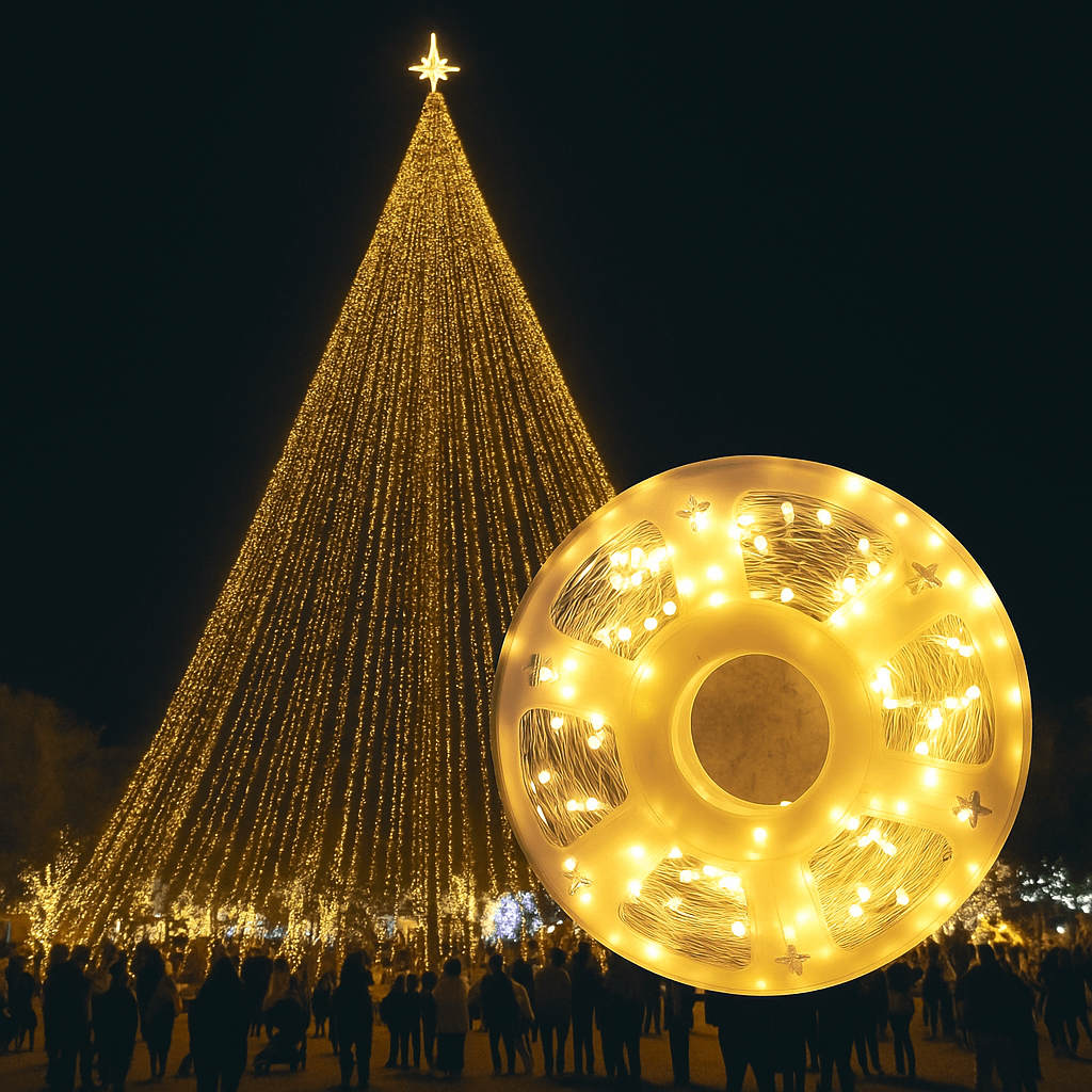Božićne LED Lampice 50m (500 LED) – – Šarene – slika 16