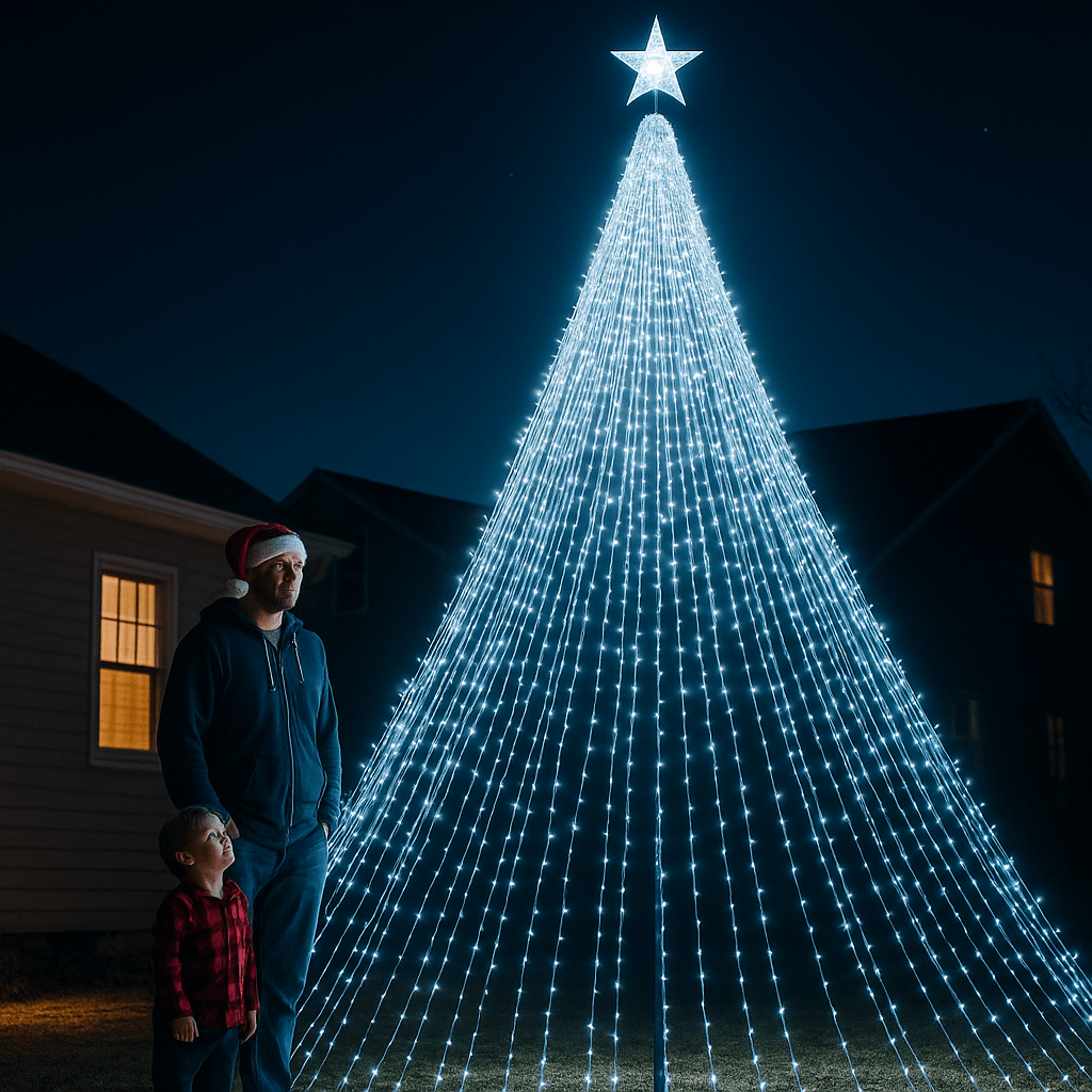 Božićne LED Lampice 50m (500 LED) – – Šarene – slika 12