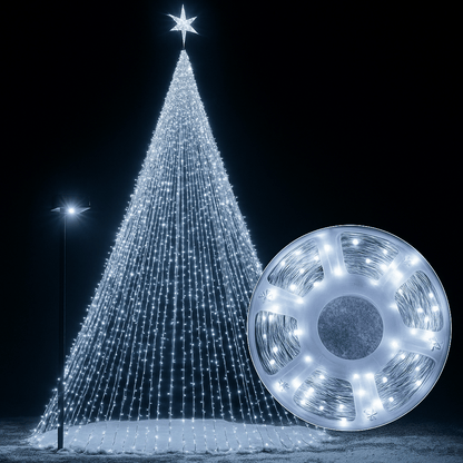 Božićne LED Lampice 50m (500 LED) – – Šarene – slika 19