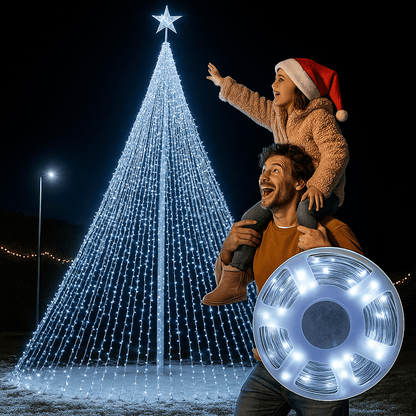 Božićne LED Lampice 50m (500 LED) – – Šarene – slika 5