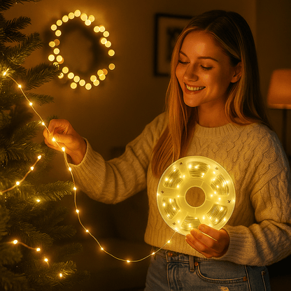 Božićne LED Lampice 50m (500 LED) – – Šarene – slika 14
