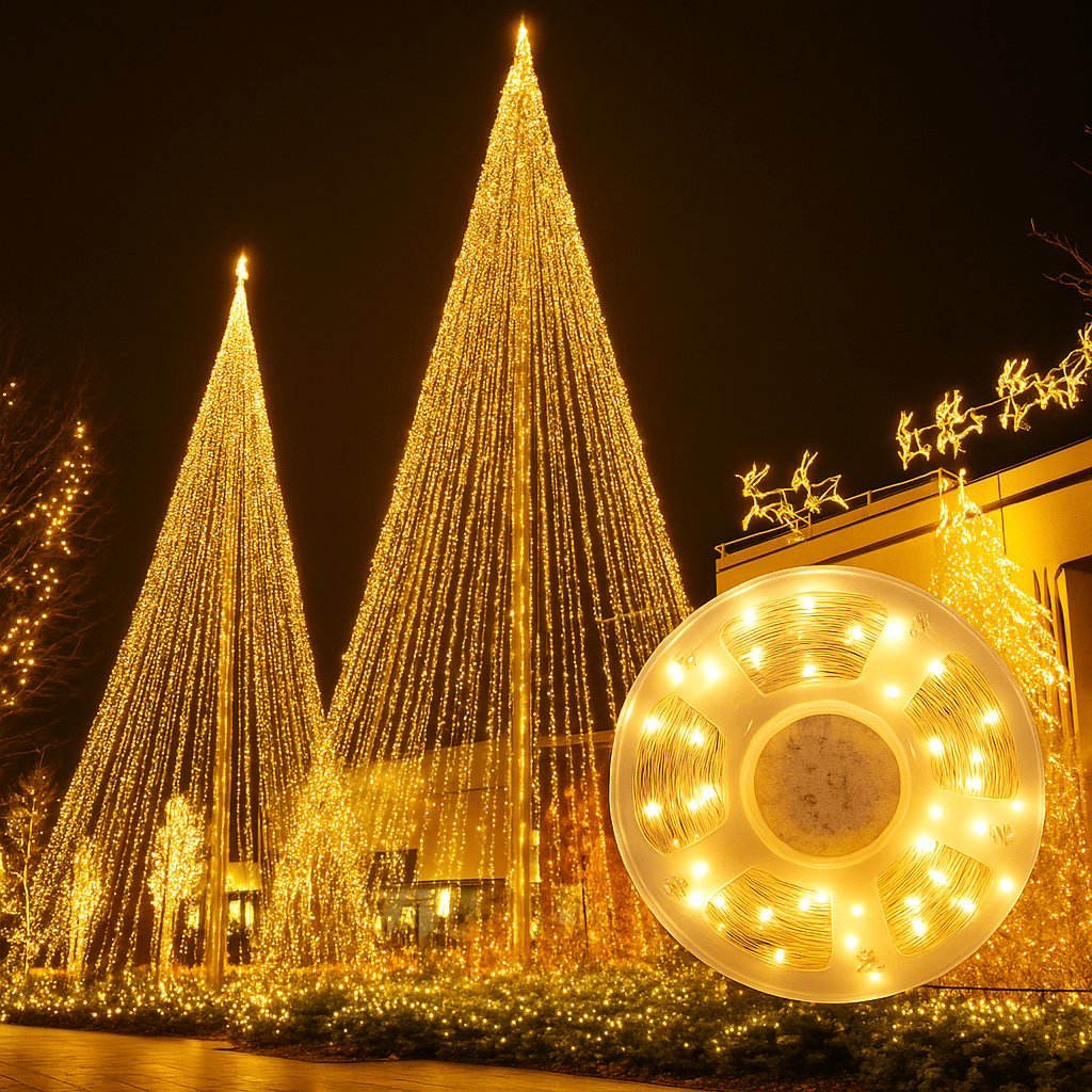 Božićne LED Lampice 50m (500 LED) – – Šarene – slika 6