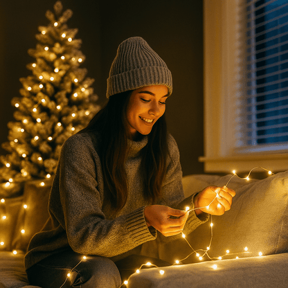 Božićne LED Lampice 50m (500 LED) – – Šarene – slika 13