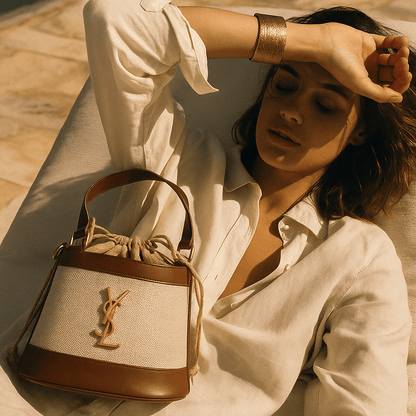 Brendirana Bucket Torba – – Smeđa – slika 7