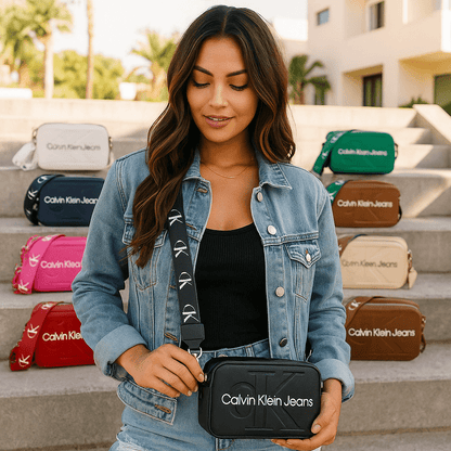 Brendirana Crossbody Torbica – – Crna – slika 3
