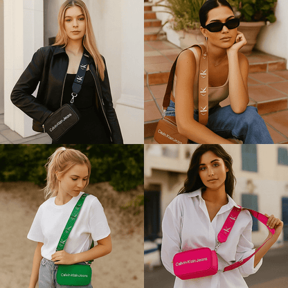 Brendirana Crossbody Torbica – – Crna – slika 7