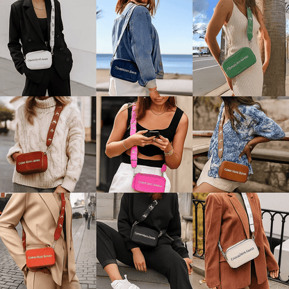 Brendirana Crossbody Torbica – – Crna – slika 10