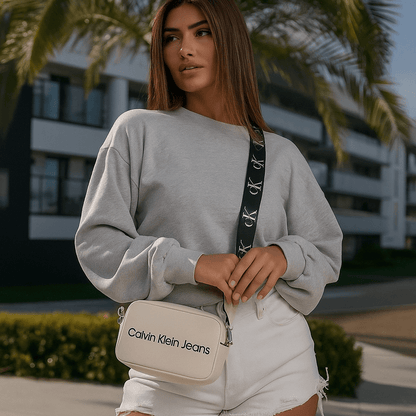 Brendirana Crossbody Torbica – – Crna – slika 9