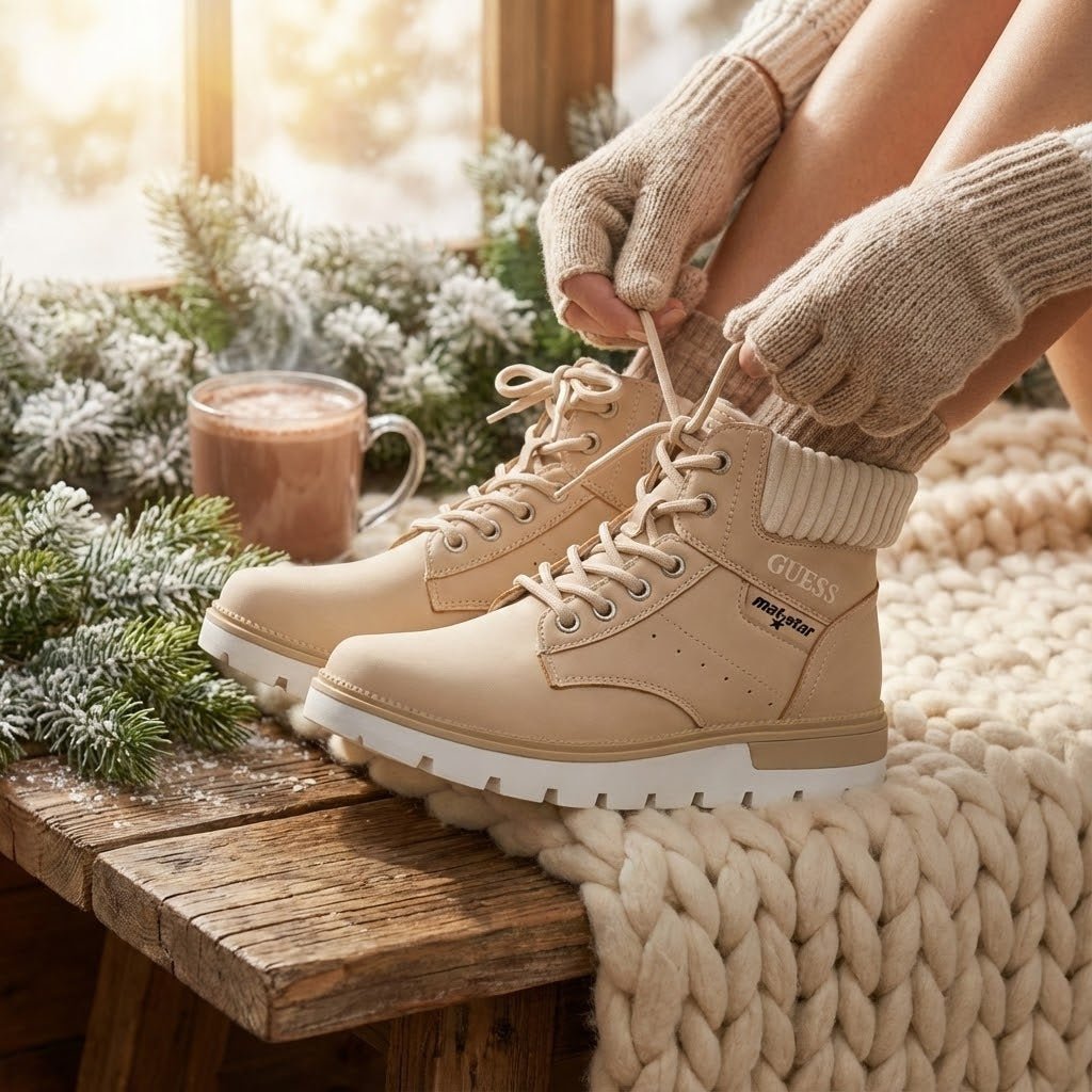 Brendirane Ženske Zimske Čizme – – Crna 37 – slika 5