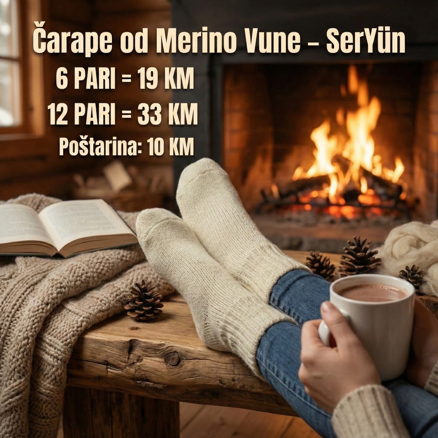 Čarape od Merino Vune – SerYün - SAMO KLIKNI