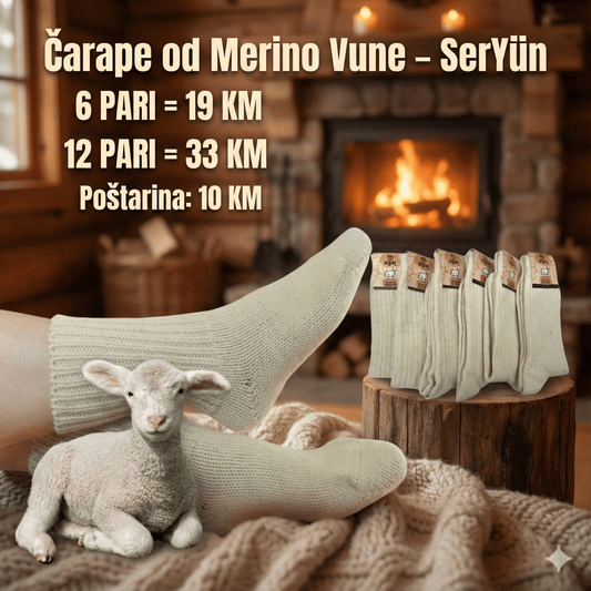 Čarape od Merino Vune – SerYün - SAMO KLIKNI