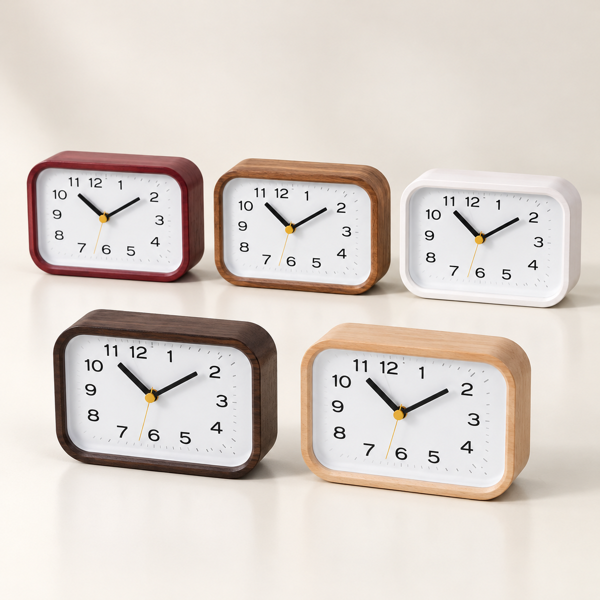 Stolni sat CY2525 s okvirom u boji – studio