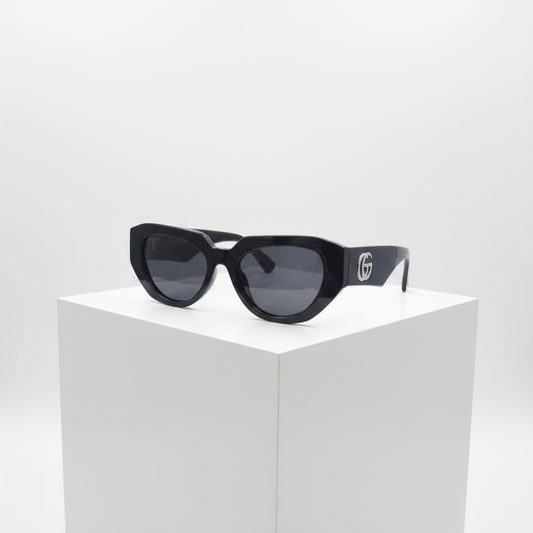 Crne Cat - Eye Sunčane Naočale – Sunčane naočale – Univerzalna – slika 1