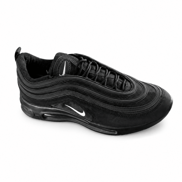 Crne patike sa slojevitim linijama