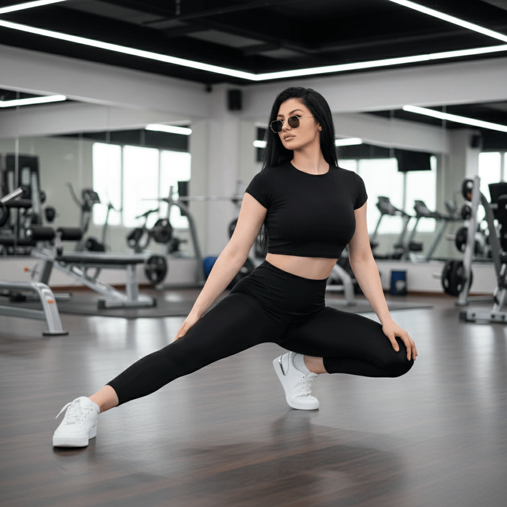 Crne Ženske Helanke – Helanke – S Crna – slika 2