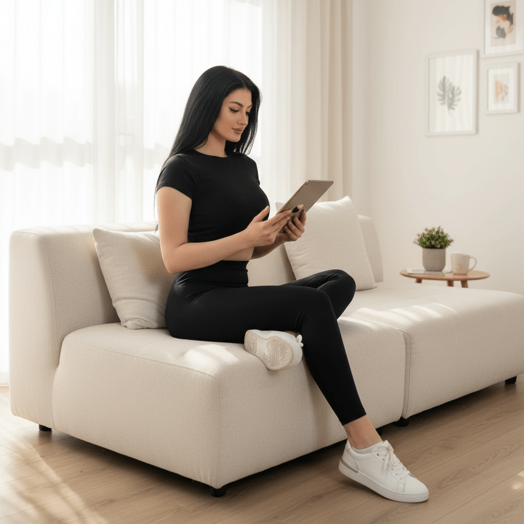 Crne Ženske Helanke – Helanke – S Crna – slika 3