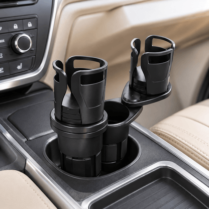 Crni auto držač za čaše s tri mjesta – Auto držači za tri čaše – – slika 2