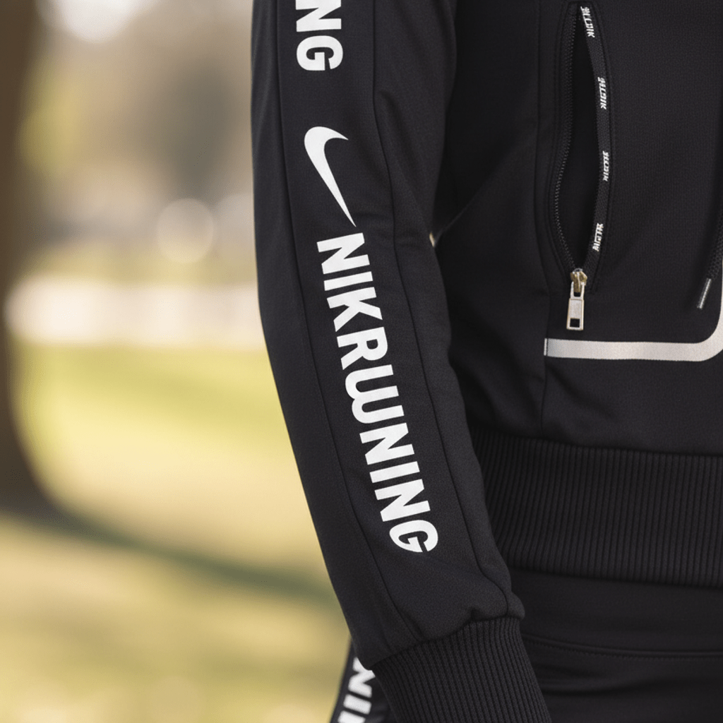 Crni Sportski Komplet sa Kapuljačom – Trenirke – S Crna – slika 3