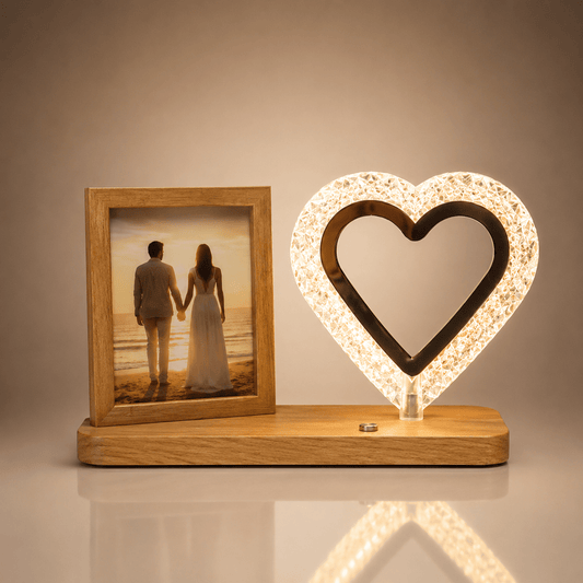Crystal Heart LED Ukrasna Lampa – – – slika 1