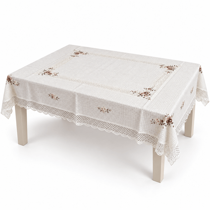 Cvjetni mrežasti stolnjak – 150 × 220 cm – Cvjetni mrežasti stolnjaci 150 × 220 cm – – slika 1