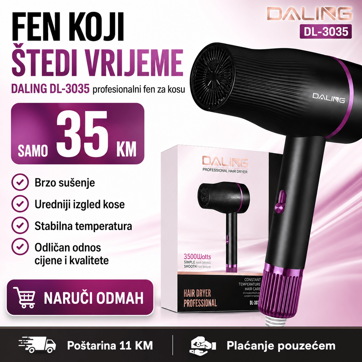 DALING Fen za Kosu – – – slika 7