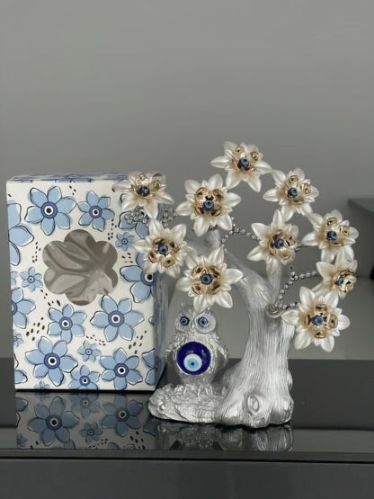 Dekoracija “Plavo Oko Sova” (24 cm) – – – slika 3
