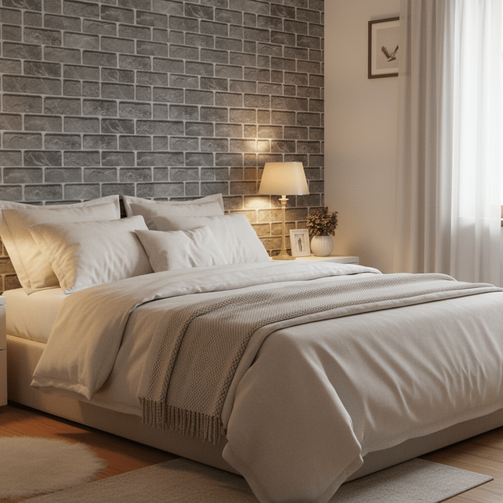 Dekorativna 3D Tapeta Imitacija Cigle 60x120 cm – Tapete i Zidne Obloge – 60x120 cm – slika 4