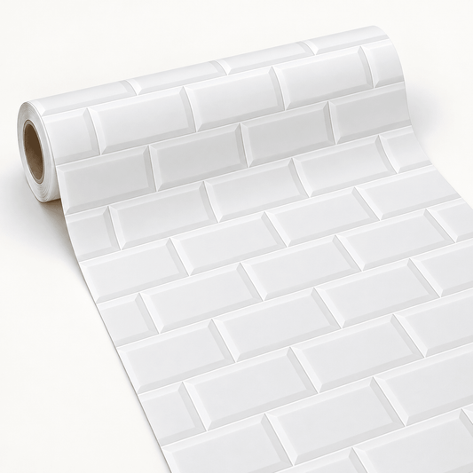 Dekorativna tapeta s uzorkom bijele cigle – YTM-051 – Dekorativne tapete – 2 m × 45 cm – slika 1
