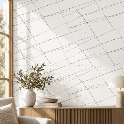 Dekorativna tapeta WMB090 – svijetla šara s kosim linijama – 60 × 60 cm – Dekorativne tapete – – slika 2