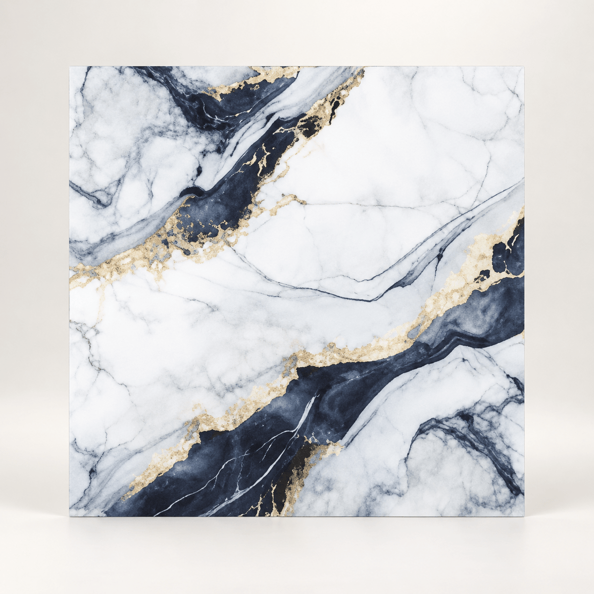Dekorativna tapeta WMB118 – bijelo-plava mramorna šara – 60 × 60 cm – Dekorativne tapete – – slika 1