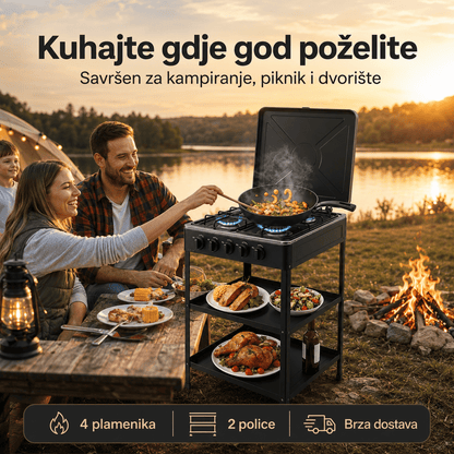 Deluxe plinski štednjak Boko – Kuhinjski Aparati – – slika 2