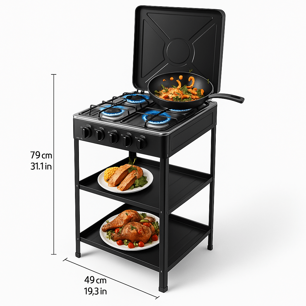 Deluxe plinski štednjak Boko - SAMO KLIKNI