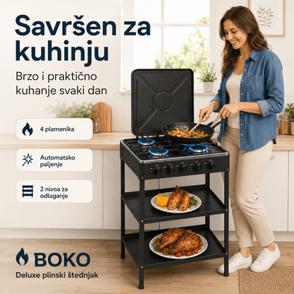 Deluxe plinski štednjak Boko – Kuhinjski Aparati – – slika 3