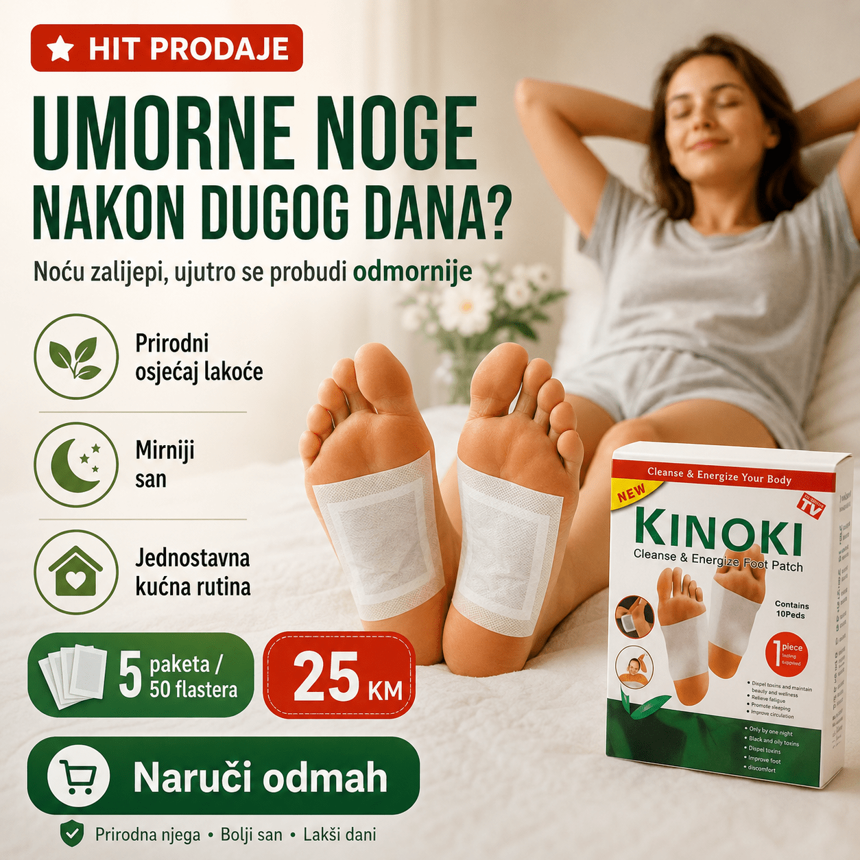 Detox Flasteri za Stopala 50 flastera – Kozmetika i Lična Njega – – slika 2