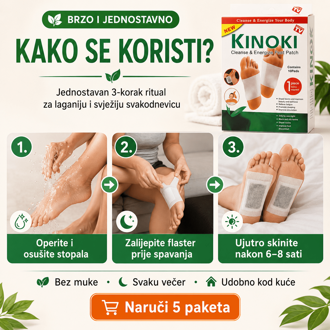 Detox Flasteri za Stopala 50 flastera – Kozmetika i Lična Njega – – slika 5