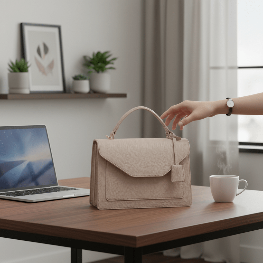Diana&Co Firenze Elegantna Svijetlo Bež Ženska Torba – Ženske torbe – Svijetlo bež Univerzalna – slika 3