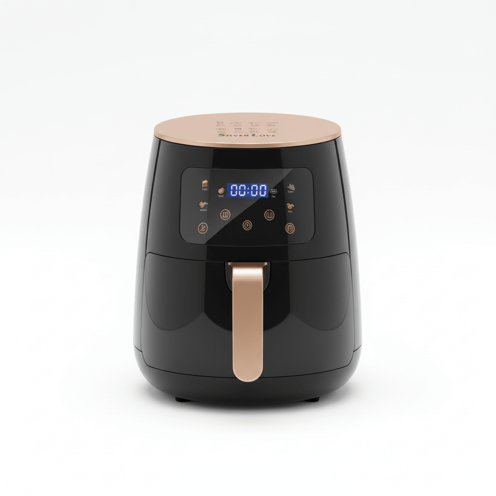 Digitalna Friteza na Vrući Zrak 2800W, 8 L – Kuhinjski aparati – Crna – slika 2