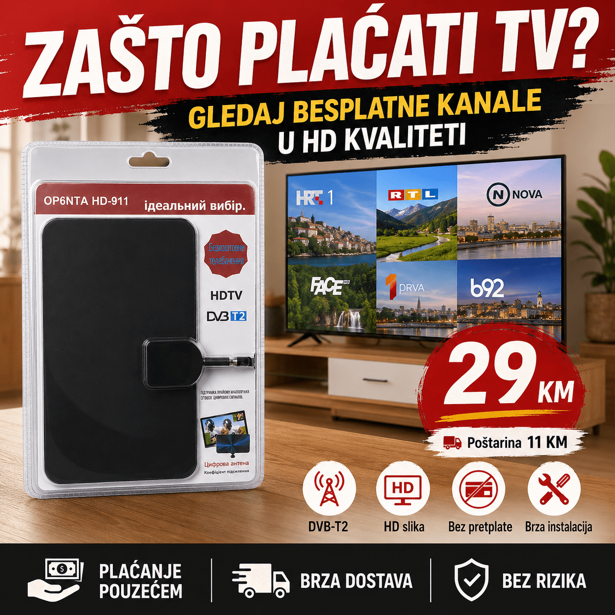 Digitalna TV Antena – – – slika 1