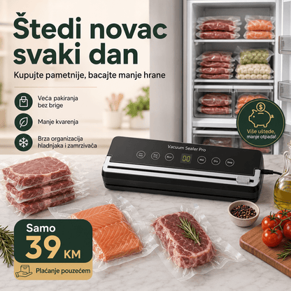 Digitalni Aparat za Vakumiranje Hrane – – – slika 3