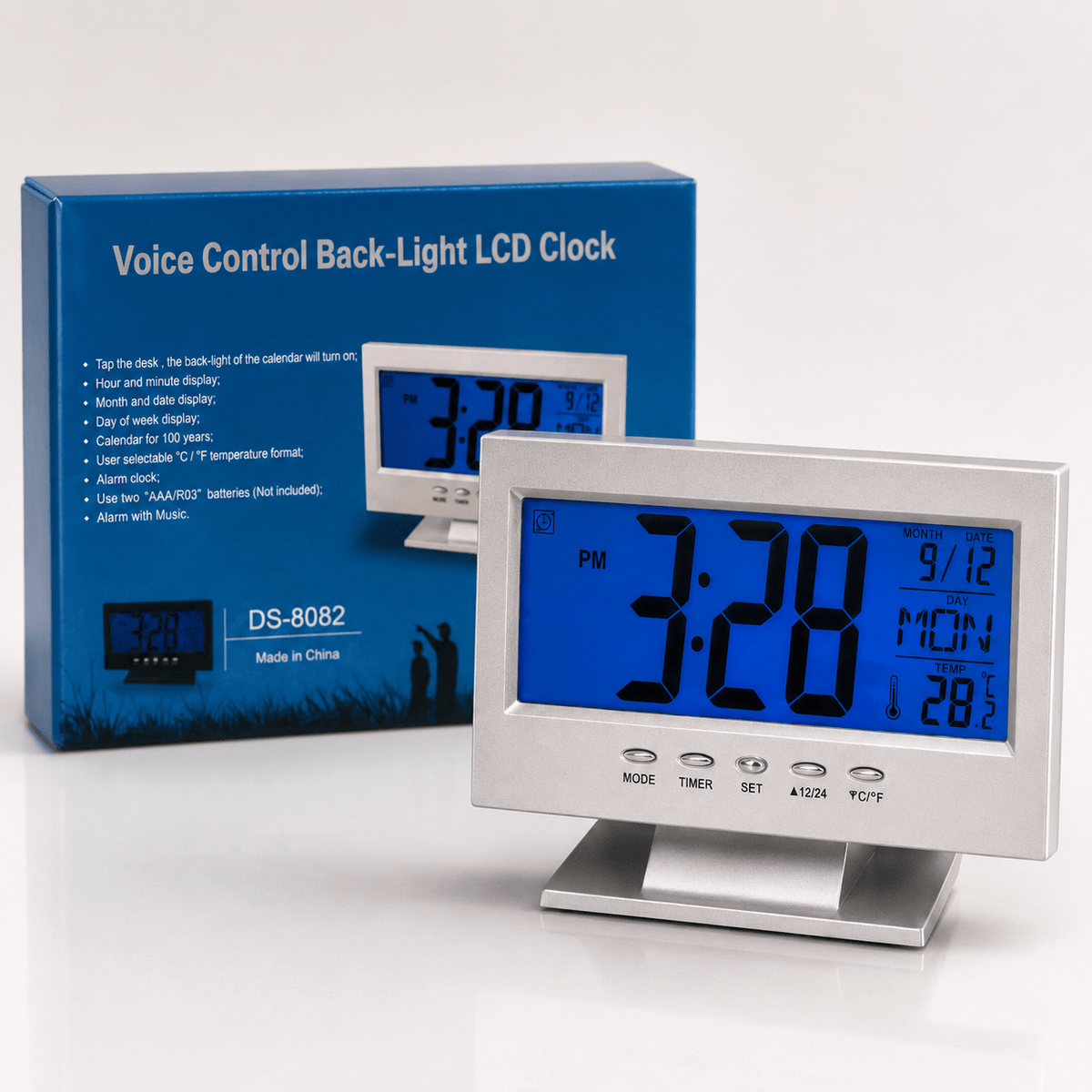 Digitalni LCD Sat DS-8082 – Satovi – – slika 1