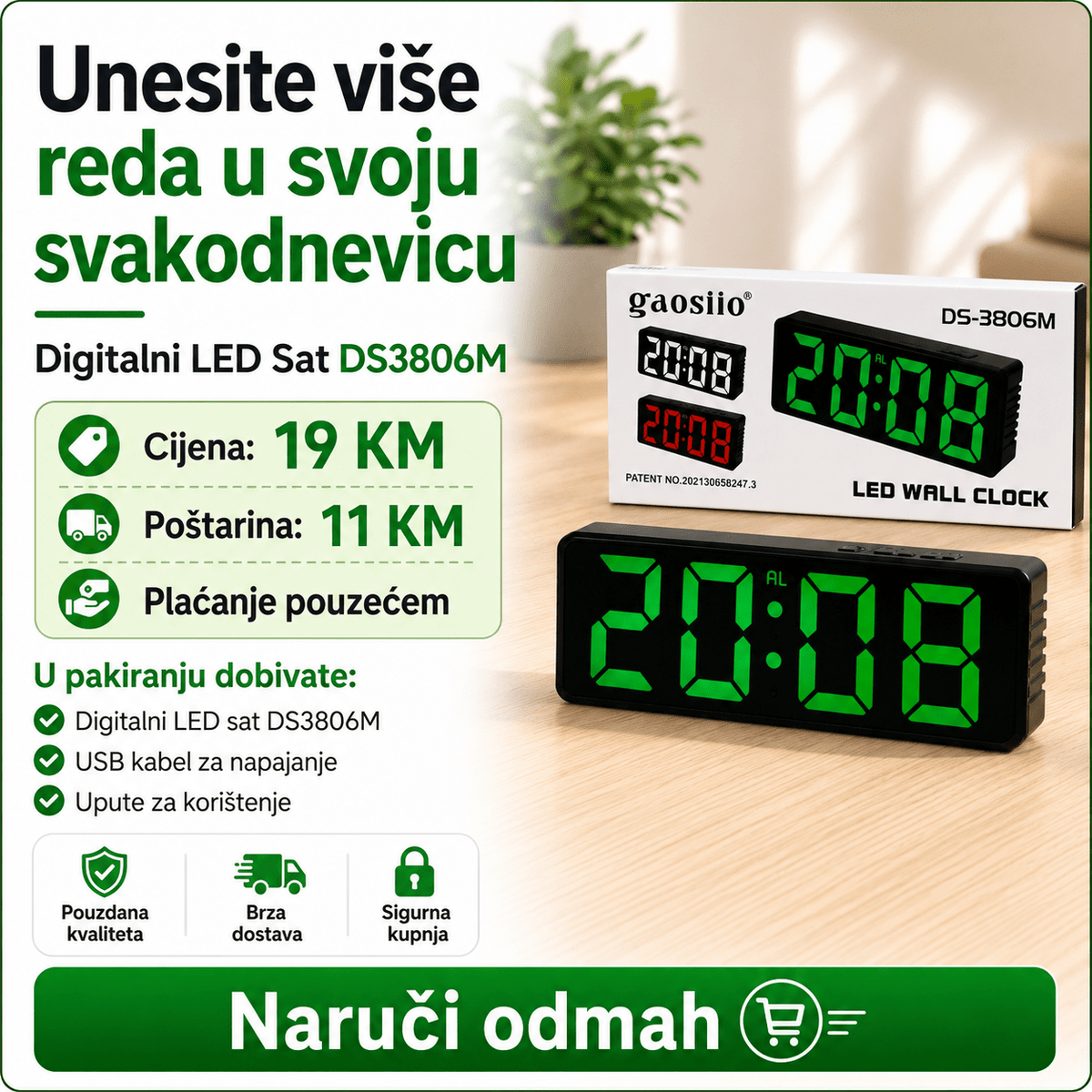 Digitalni LED Sat – – – slika 4