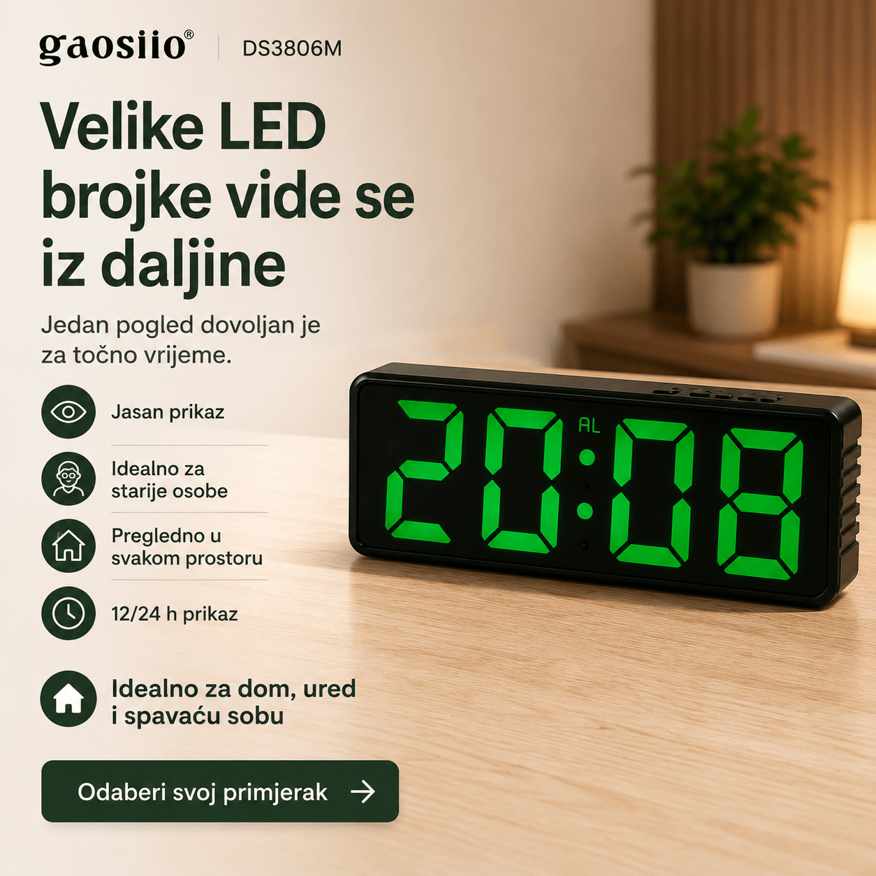 Digitalni LED Sat – – – slika 3