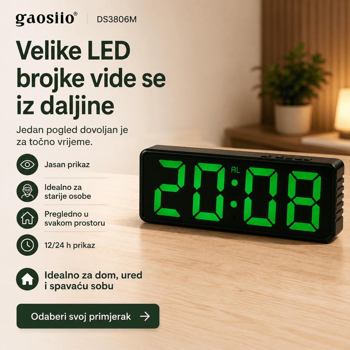 Digitalni LED Sat – – – slika 3