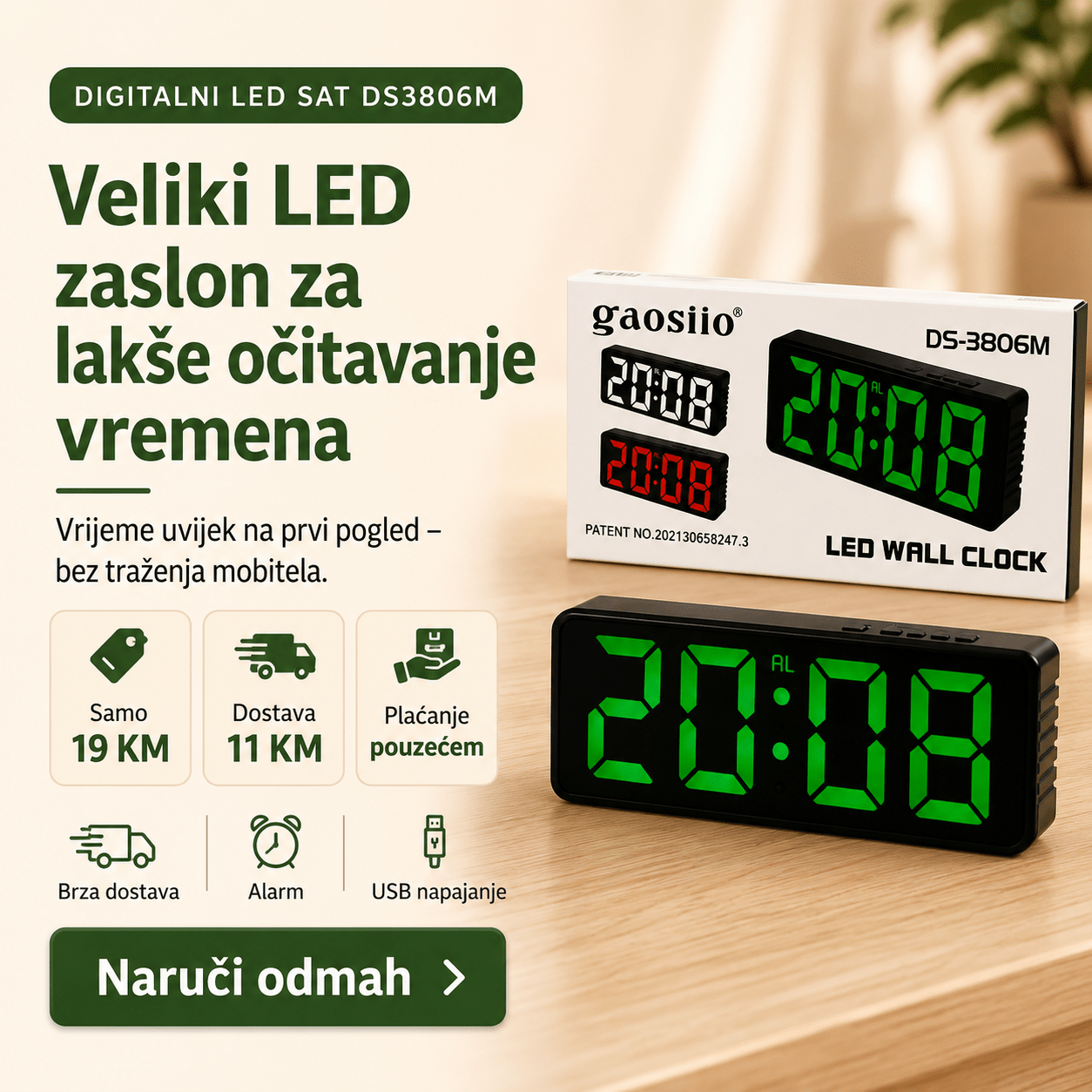 Digitalni LED Sat – – – slika 5