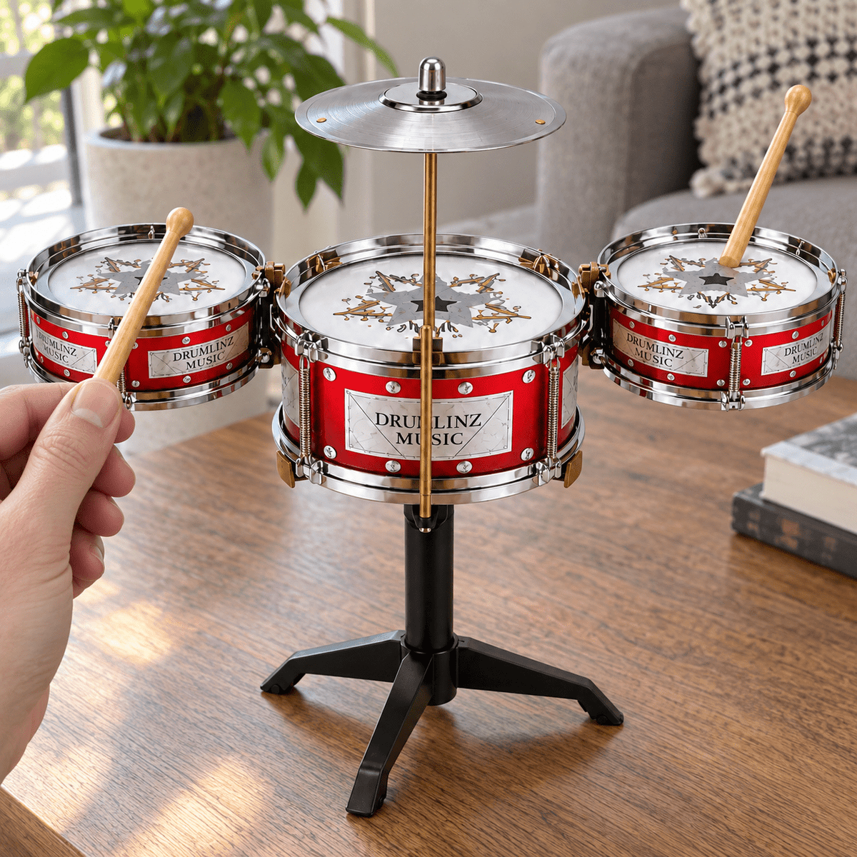 Dječji bubnjevi s palicama – Muzičke igračke – – slika 3