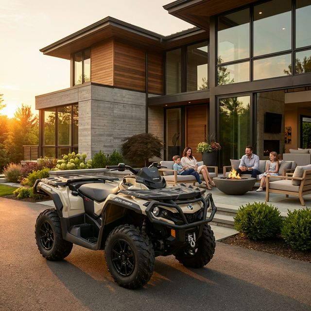 Dječji Can - Am Renger ATV Quad 4×4 | 12V/7Ah | 4 Motora | Daljinski – Dječje igračke – – slika 4