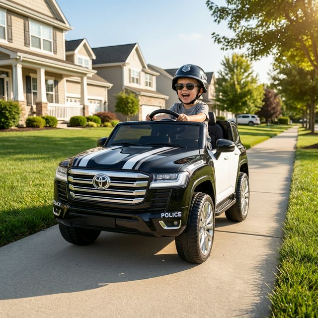 Dječji Džip Policijski na Akumulator – Dječje igračke – – slika 2