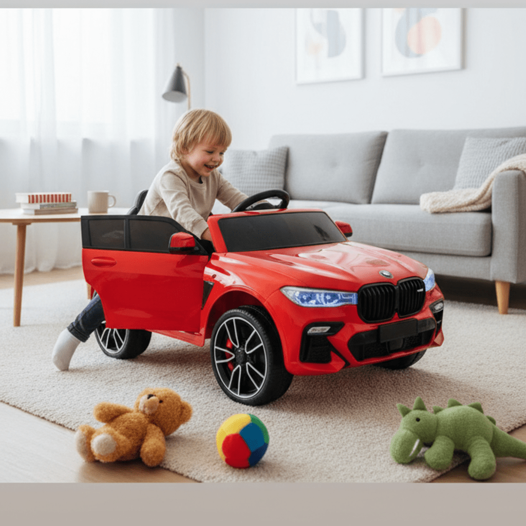 Dječji Električni Automobil na Akumulator – Dječje igračke – Crvena – slika 3